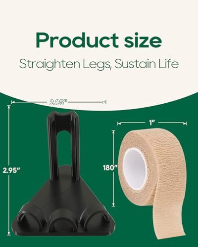 6Pcs Black Chicken Leg Splints,Bumble Foot Treatment, for All Splint for Broken Feet, osteoarthritis, Curled Toes, Splay Leg Ideal Chicken Gifts for Hen Health Care(Black)