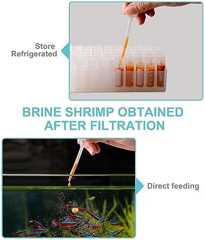 Baby Brine Shrimp Sieve 80 Mesh 200 Mesh kit for Brine Shrimp Hatchery