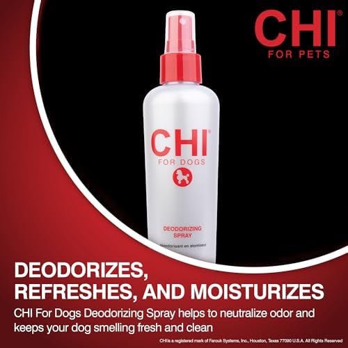 CHI for Dogs Deodorizing Spray, Unscented, 8 Fl Oz