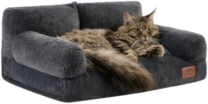 Hollypet Small Dog Large Cat Bed Puppy Couch Beds for Pets up to 25 lbs