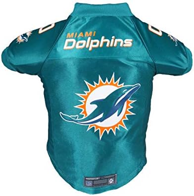 Littlearth NFL Miami Dolphins Premium Pet Jersey, Team Color, X-Small