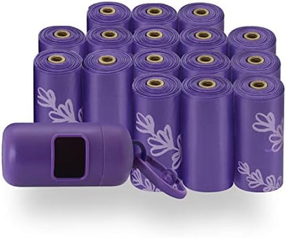 Best Pet Supplies Poop Bags for Dogs - Lavender, 240 Count