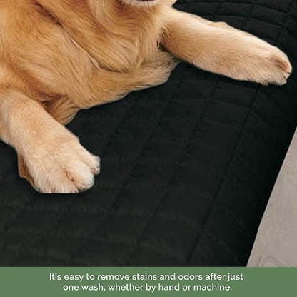 Elegant Comfort Premium Pet Car Seat Cover for Back Seat, Luxury Microfiber Car Seat Protector, Heavy Duty and Durable, Non-Slip and Waterproof Car Seat Cover for Trucks, Cars, and SUVs, Black
