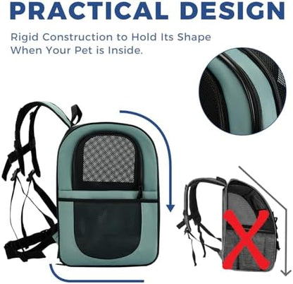 Apollo Walker Cat Carrier Backpack for Small Dogs and Cats Up to 18 lb