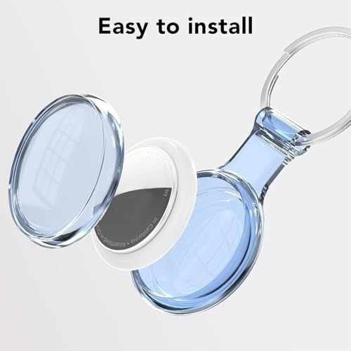 Compatible for AirTag Holder Keychain for Apple Air Tag 1st&2nd Generation
