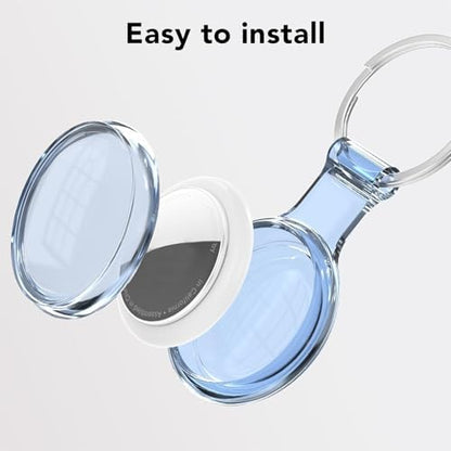 Compatible for AirTag Holder Keychain for Apple Air Tag 1st&2nd Generation