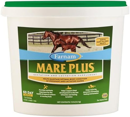 Farnam Mare Plus Gestation & Lactation Supplement for Horses, 7.5 lb