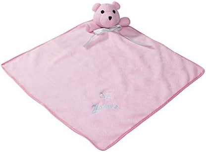 Zanies Snuggle Bear Blanket Dog Toys, Pink