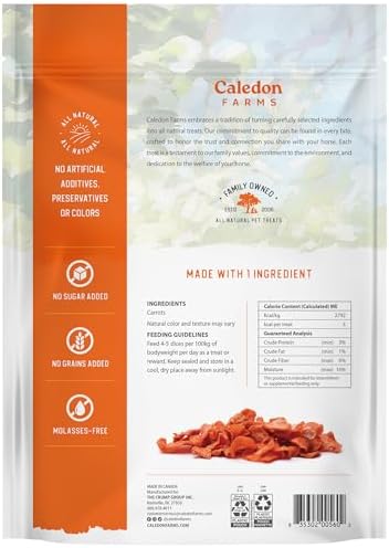 Caledon Farms Carrot Slices Horse Treats, 11.5 oz