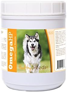 Healthy Breeds Alaskan Malamute Omega HP Fatty Acid Skin and Coat Support Soft Chews 90 Count