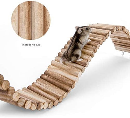 Niteangel Hamster Suspension Bridge Toy: 25.6" x 3.15" Flexible & Bendable