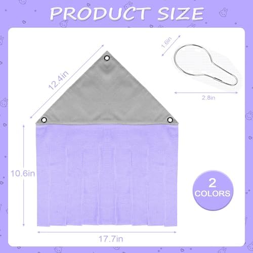 2-Pack Guinea Pig Accessories - Corner Hideout & Hammock Castle for Small Pets' Cage