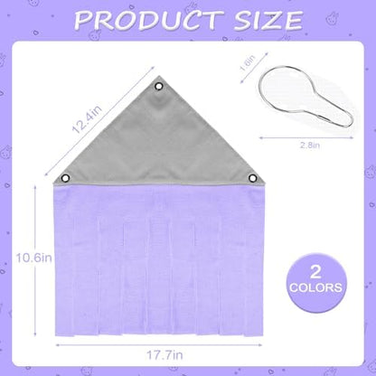 2-Pack Guinea Pig Accessories - Corner Hideout & Hammock Castle for Small Pets' Cage