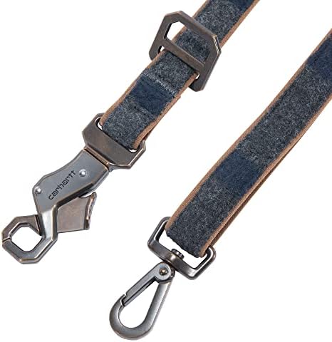 Carhartt Nylon Duck Blanket Stripe Dog Leash Brown/Blanket Stripe