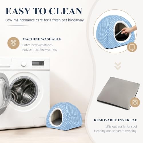 2 Pack Rabbit Hideout Large Bunny Bed Washable Rabbit House