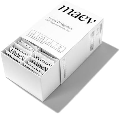 Maev Weight & Digestion Supplement Bars for Dogs, with Probiotics, 30 Count
