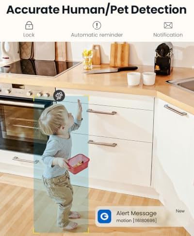 ieGeek Indoor Camera, 2K Cameras for Home Security, 5G Security Camera Indoor, 360° Pet/Dog/Baby Camera with Phone App, AI Tracking, 2-Way Audio, Night Vision, 24/7 SD Card Storage, Alexa (2 Pack)