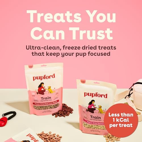 Pupford Freeze Dried Training Treats for Dogs & Puppies (Beef Liver, 2 oz)