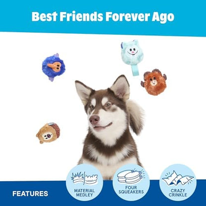 BarkBox Best Friends Forever Ago Dog Toy - Four-Piece - Toy for Small Dogs