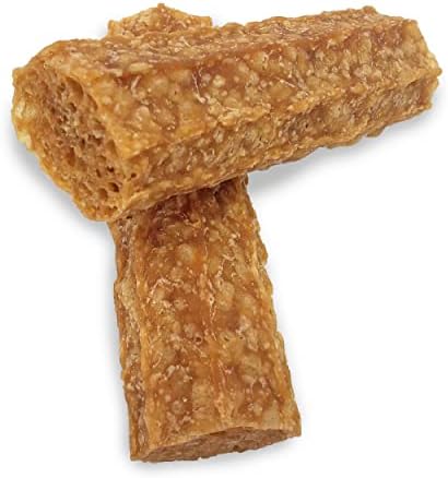 Himalayan Dog Chew Happy Teeth Yak Cheese, Soft Dog Chews, 100% Natural Soft Density Dental Treats, Gluten Free, Safe Treats for Oral Health, Lactose & Grain Free, Protein Rich, Bacon, 2 Count