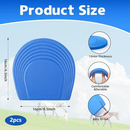 Horse Hoof Boots Pads EVA Cushion Hoof Packing