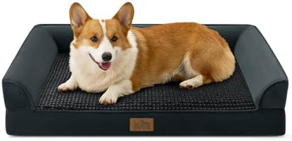 COZY KISS Orthopedic Dog Bed for Large Sized Dogs, U Shaped 36x27 inch