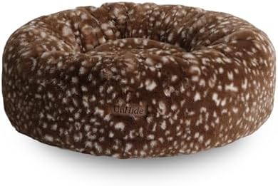 UnHide Floof Pet Bed, Extra Soft Dog Bed with Removable Faux Fur Cover