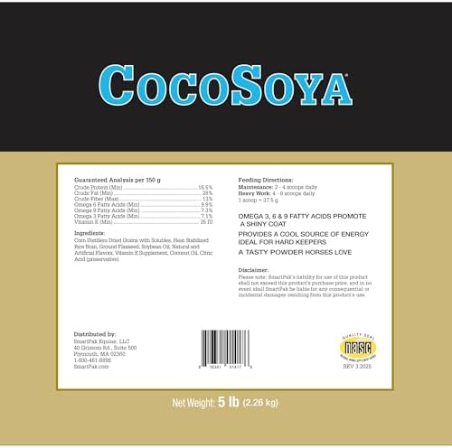 SmartEquine CocoSoya Granular, 5 LB, 30 Servings
