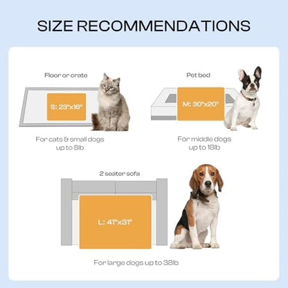 1 Pack 3 Calming Blankets Fluffy Premium Fleece Pet Blanket Soft Sherpa Throw for Dog Puppy Cat Black Medium (30“x20'')