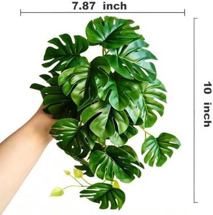Fake Reptile Plants for Terrarium ,Tank Decor,Artificial Plant