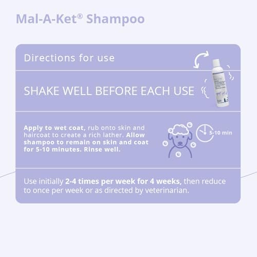 Mal-A-Ket Shampoo for Dogs and Cats, 8 oz