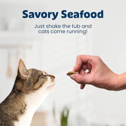 Blue Buffalo Bursts Seafood Crunchy & Creamy Cat Treats, 12 oz