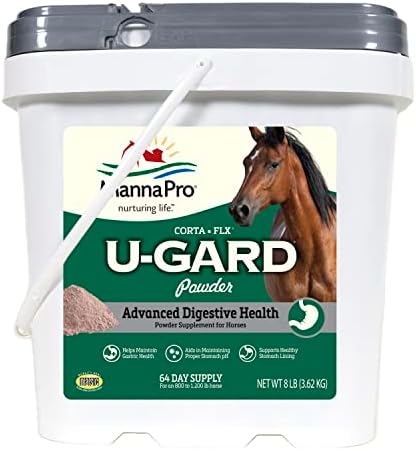 Corta-FLX U-Gard Powder Equine Digestive Supplement, 8 lb Bucket