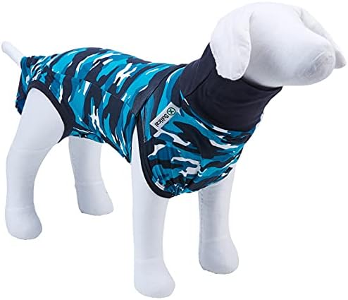 Suitical Recovery Suit Dog, Large, Blue Camouflage
