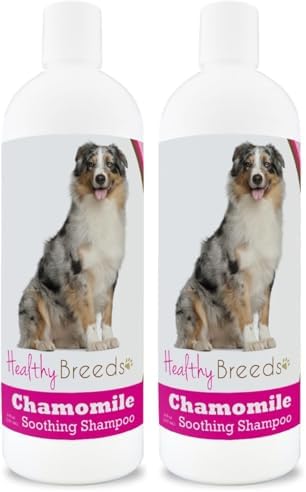 Healthy Breeds Australian Shepherd Chamomile Soothing Dog Shampoo 8 oz (Pack of 2)