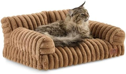 Hollypet Small Dog Large Cat Bed Puppy Couch Beds for Pets up to 25 lbs