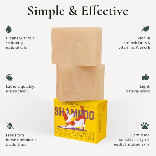 J.R.LIGGETT'S Dog Shampoo Bar for Dogs with Sensitive Skin 3.5 oz