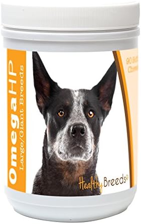 Healthy Breeds Australian Cattle Dog Omega HP Fatty Acid Skin and Coat Support Soft Chews 90 Count