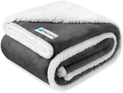 PetAmi Waterproof Dog Blanket for Large Dog Cat Pet, 60x80, Charcoal