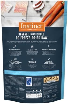 Instinct Freeze Dried Raw Meals, Natural Cat Food, Pollock, 9 oz. Bag