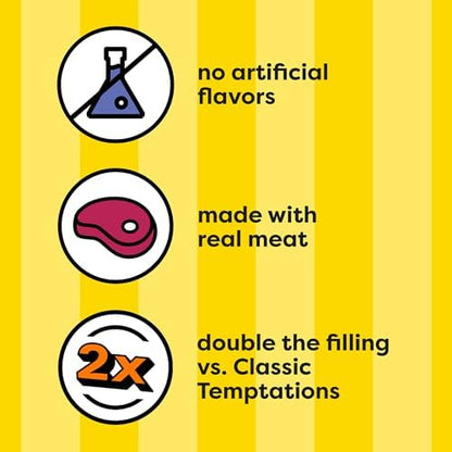 Temptations Tender Fills Cat Treats, Roasted Chicken, 4.6 oz, 10 Pack