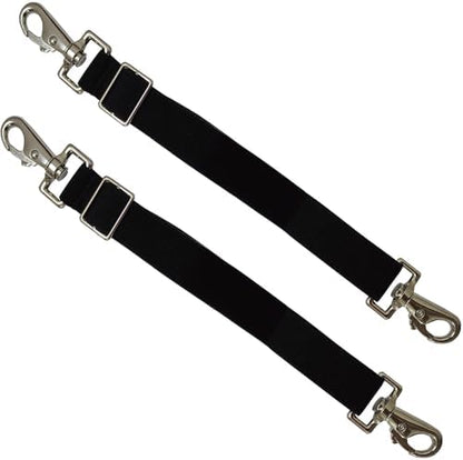 Premium Horse Blanket Sheet Leg Straps, Replacement Stretchy Belly Strap with Double Swivel Snaps, Adjustable Elastic Length from 24 to 42 Inch Winter Blanket
