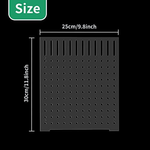 Fish Tank Divider Aquarium Acrylic Isolation Grid Board Divider with Suction Cups Accessories Transparent Plate Baffle Blocking Fish Partition Net Freshwater Ornament 25x30cm/9.84x11.81in
