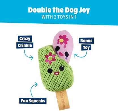 BarkBox BARK Consuela the Cactus Pop - 2-in-1 - Large
