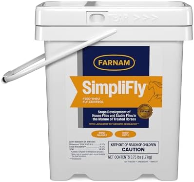 Farnam SimpliFly for Horses, Feed Through Fly Control for Horses, 3.75 lb
