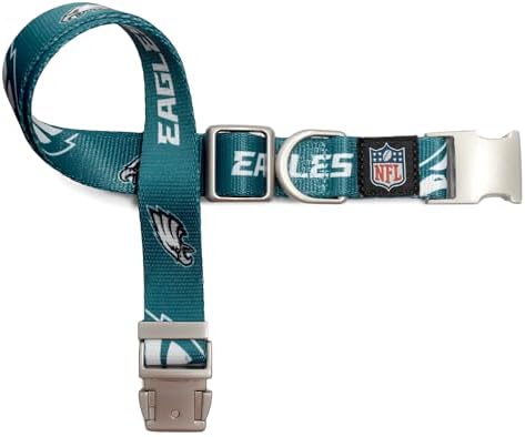 Littlearth NFL Detroit Lions Pet Premium Collar, Team Color, Small