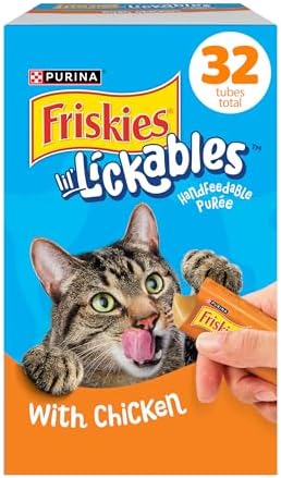 Friskies Purina Lil' Lickables with Chicken, Cat Treats - 16 oz. Carton