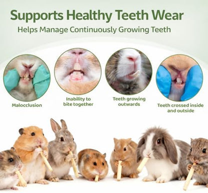 Sukh 240g Rabbit Chew Sticks - Natural Sweet Bamboo Chew for Small Animals