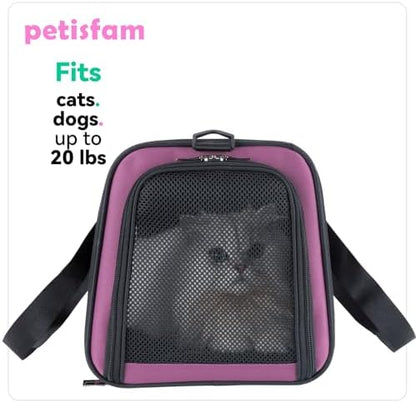 Easy Load Pet Carrier for Medium Cats and Small Dogs