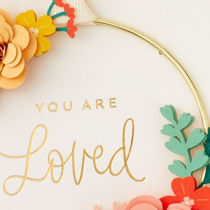 Hallmark Signature Mother's Day Card (Removable Floral Wreath) for Friendship, Birthday, Valentine's Day